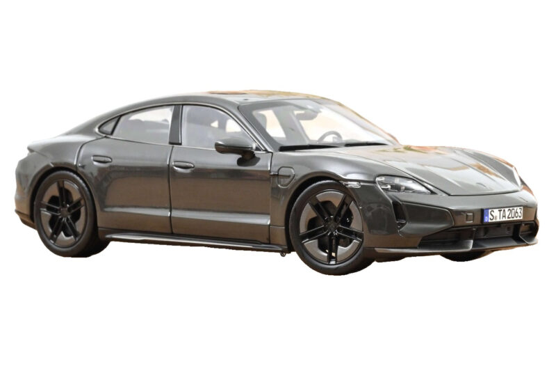 Porsche Taycan Turbo S Slate Grey Neo Norev 1:18 187654 メタル