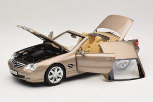 Mercedes SL500 R230 Travertine Beige Norev 1:18 183843 メタル - 画像 2/9