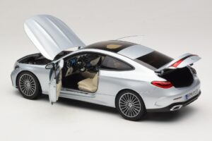 Mercedes CLE C236 クーペ Hightech Silver Norev 1:18 183939 メタル - 画像 5/8