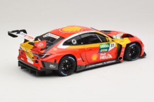 BMW M4 GT3 #31 Schubert Motorsport S. van der Linde Winner DTM Lausitzring 2022 Minichamps 1:18 113222031 メタル - 画像 3/8