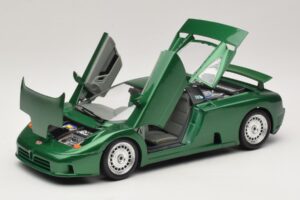 Bugatti EB110 グリーン メタリック Bburago 1:18 3003 メタル - 画像 2/8
