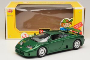 Bugatti EB110 グリーン メタリック Bburago 1:18 3003 メタル - 画像 8/8