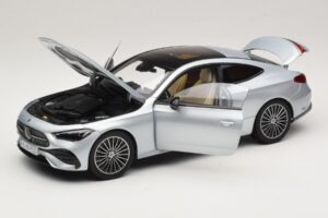 Mercedes CLE C236 クーペ Hightech Silver Norev 1:18 183939 メタル - 画像 2/8