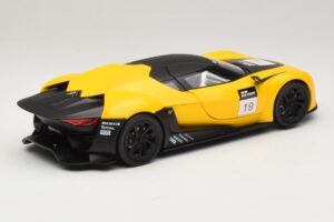 Citroen GT イエロー&ブラック Norev 1:18 181609 メタル - 画像 3/8