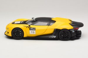 Citroen GT イエロー&ブラック Norev 1:18 181609 メタル - 画像 4/8