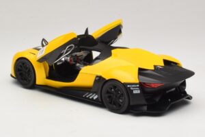 Citroen GT イエロー&ブラック Norev 1:18 181609 メタル - 画像 5/8