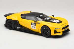 Citroen GT イエロー&ブラック Norev 1:18 181609 メタル - 画像 6/8