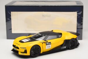 Citroen GT イエロー&ブラック Norev 1:18 181609 メタル - 画像 8/8