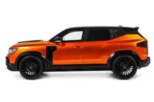 Dacia Duster Mk3 Redust Sport 4x2 Hybrid Metallic Orange Otto 1:18 OT1316 レジン - 画像 3/4