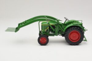 Deutz F2L 514 トラクター フロントローダー グリーン Minichamps 1:18 109144071 メタル - 画像 3/6