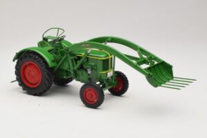 Deutz F2L 514 トラクター フロントローダー グリーン Minichamps 1:18 109144071 メタル - 画像 4/6