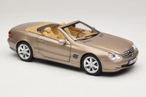 Mercedes SL500 R230 Travertine Beige Norev 1:18 183843 メタル - 画像 7/9