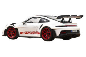 Porsche 911 992 GT3 RS Weissach Package ホワイト Pyro Red Norev 1:18 187373 メタル - 画像 3/3