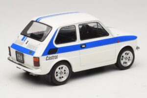 Fiat 126 Castrol Livery ホワイト ブルー MCG 1:18 MCG18666 メタル - 画像 2/6