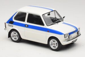 Fiat 126 Castrol Livery ホワイト ブルー MCG 1:18 MCG18666 メタル - 画像 4/6