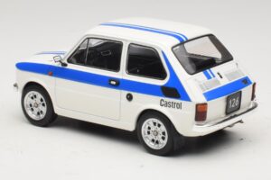 Fiat 126 Castrol Livery ホワイト ブルー MCG 1:18 MCG18666 メタル - 画像 5/6