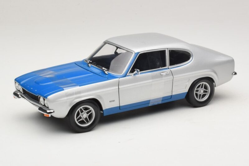Ford Capri RS2600 Mk1 Silver Blue Minichamps 1:18 150089072 メタル