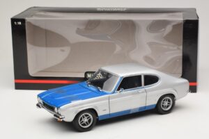 Ford Capri RS2600 Mk1 Silver Blue Minichamps 1:18 150089072 メタル - 画像 6/6