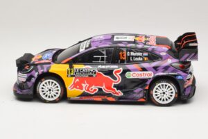 Ford Puma Rally1 #13 G. Munster / L. Louka Rally Monte Carlo 2025 IXO 1:18 18RMC231B メタル - 画像 3/6