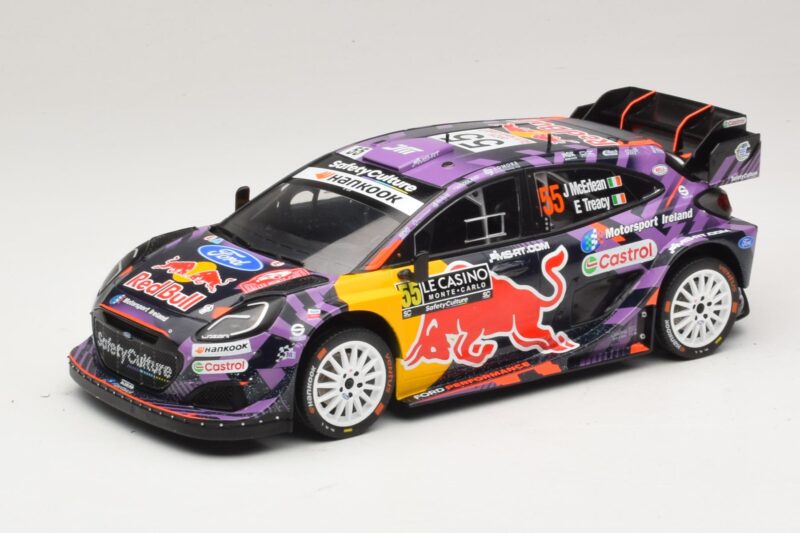 Ford Puma Rally1 #55 J. McErlean / E. Treacy Rally Monte Carlo 2025 IXO 1:18 18RMC231A メタル