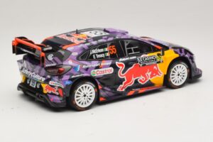 Ford Puma Rally1 #55 J. McErlean / E. Treacy Rally Monte Carlo 2025 IXO 1:18 18RMC231A メタル - 画像 2/6