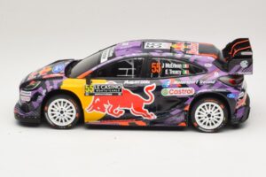 Ford Puma Rally1 #55 J. McErlean / E. Treacy Rally Monte Carlo 2025 IXO 1:18 18RMC231A メタル - 画像 3/6