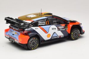 Hyundai i20 N Rally1 #1 T. Neuville / M. Wydaeghe Safari Rally Kenya 2025 IXO 1:18 18RMC247B メタル - 画像 2/6