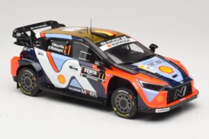Hyundai i20 N Rally1 #1 T. Neuville / M. Wydaeghe Safari Rally Kenya 2025 IXO 1:18 18RMC247B メタル - 画像 4/6