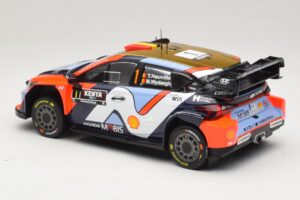 Hyundai i20 N Rally1 #1 T. Neuville / M. Wydaeghe Safari Rally Kenya 2025 IXO 1:18 18RMC247B メタル - 画像 5/6