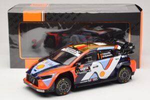 Hyundai i20 N Rally1 #1 T. Neuville / M. Wydaeghe Safari Rally Kenya 2025 IXO 1:18 18RMC247B メタル - 画像 6/6