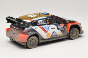 Hyundai i20 N Rally1 #8 O. Tanak / M. Jarveoja Safari Rally Kenya 2025 IXO 1:18 18RMC247A メタル - 画像 2/6