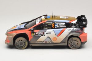 Hyundai i20 N Rally1 #8 O. Tanak / M. Jarveoja Safari Rally Kenya 2025 IXO 1:18 18RMC247A メタル - 画像 3/6