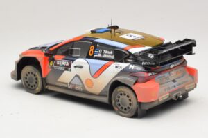 Hyundai i20 N Rally1 #8 O. Tanak / M. Jarveoja Safari Rally Kenya 2025 IXO 1:18 18RMC247A メタル - 画像 5/6