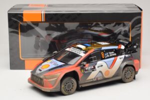 Hyundai i20 N Rally1 #8 O. Tanak / M. Jarveoja Safari Rally Kenya 2025 IXO 1:18 18RMC247A メタル - 画像 6/6