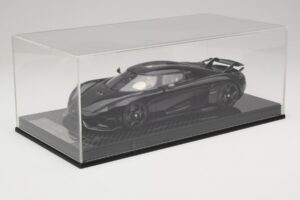 Koenigsegg Regera ブラック カーボンパッケージ ベージュインテリア FrontiArt 1:18 REMC042 レジン - 画像 6/7