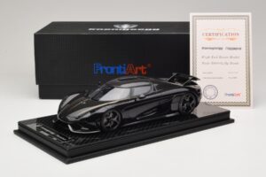 Koenigsegg Regera ブラック カーボンパッケージ FrontiArt 1:18 F079-179 レジン - 画像 7/7