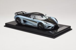 Koenigsegg Regera ブルー カーボンパッケージ FrontiArt 1:18 F079-173 レジン - 画像 4/7