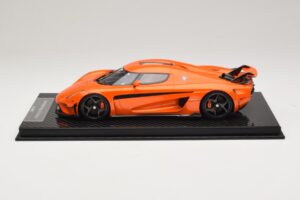 Koenigsegg Regera オレンジ カーボンパッケージ FrontiArt 1:18 F071-153 レジン - 画像 3/7