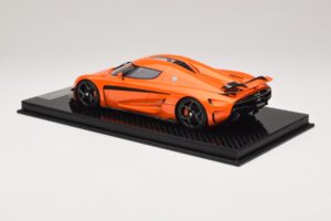 Koenigsegg Regera オレンジ カーボンパッケージ FrontiArt 1:18 F071-153 レジン - 画像 5/7