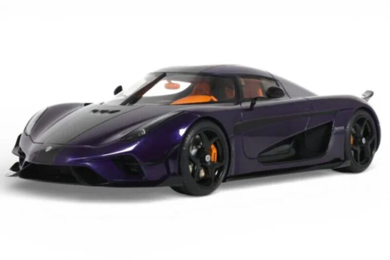Koenigsegg Regera パープル GT Spirit 1:18 Koenigsegg Regera パープル GT Spirit 1:18 GT973 レジン