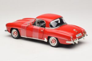 Mercedes 190 SL W121 クーペ レッド ERTL 1:18 7465 メタル - 画像 5/6
