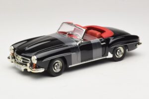 Mercedes 190 SL W121 ロードスター ブラック ERTL 1:18 7464 メタル
