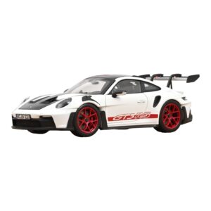 Porsche 911 992 GT3 RS Weissach Package ホワイト Pyro Red Norev 1:18 187373 メタル