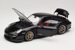 Porsche 911 997 GT2 RS ブラック Minichamps 1:18 100069401-O メタル - 画像 2/8
