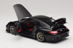 Porsche 911 997 GT2 RS ブラック Minichamps 1:18 100069401-O メタル - 画像 5/8