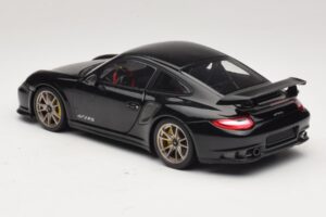Porsche 911 997 GT2 RS ブラック Minichamps 1:18 100069401-O メタル - 画像 7/8