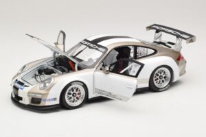 Porsche 911 997 GT3 Cup ホワイト ストライプ付き 2008 Minichamps 1:18 WAP0210130C メタル - 画像 2/8