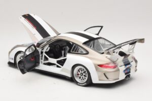 Porsche 911 997 GT3 Cup ホワイト ストライプ付き 2008 Minichamps 1:18 WAP0210130C メタル - 画像 5/8