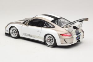 Porsche 911 997 GT3 Cup ホワイト ストライプ付き 2008 Minichamps 1:18 WAP0210130C メタル - 画像 7/8