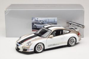 Porsche 911 997 GT3 Cup ホワイト ストライプ付き 2008 Minichamps 1:18 WAP0210130C メタル - 画像 8/8